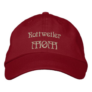 Rottweiler Mamma Gifts Broderad Keps