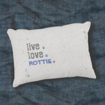 Rottweiler Mamma Live Kärlek Rotie accent Pillow