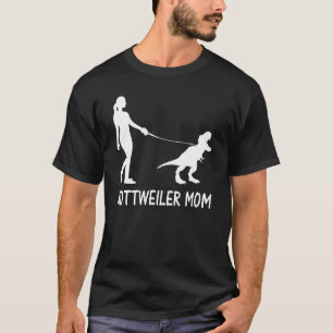 Rottweiler Mamma Rottie Mamma Hund Rott Dinosaur W T Shirt
