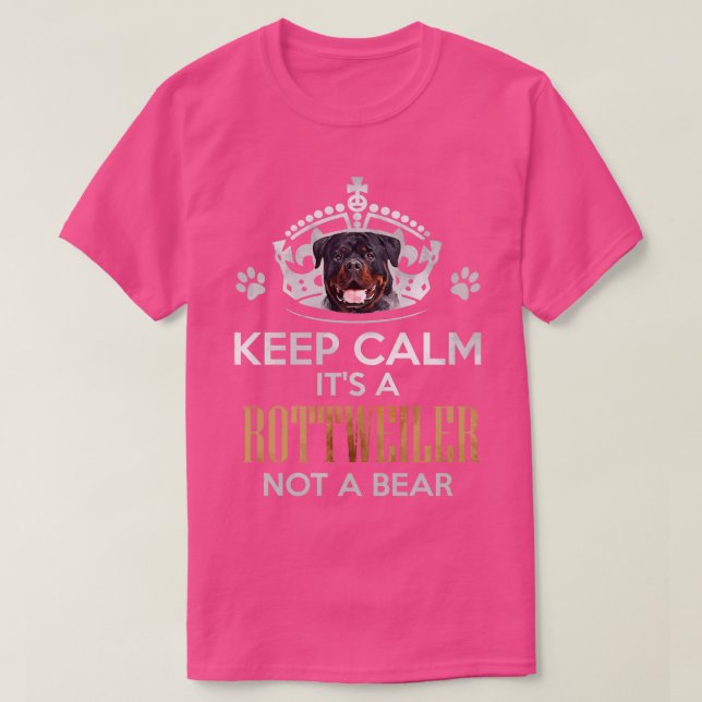 Rottweiler Metzgerhund (17) T Shirt (Design framsida)