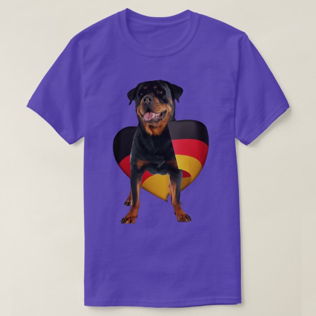 Rottweiler Metzgerhund (2) T Shirt (Design framsida)