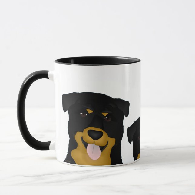 Rottweiler Mugg (Vänster)
