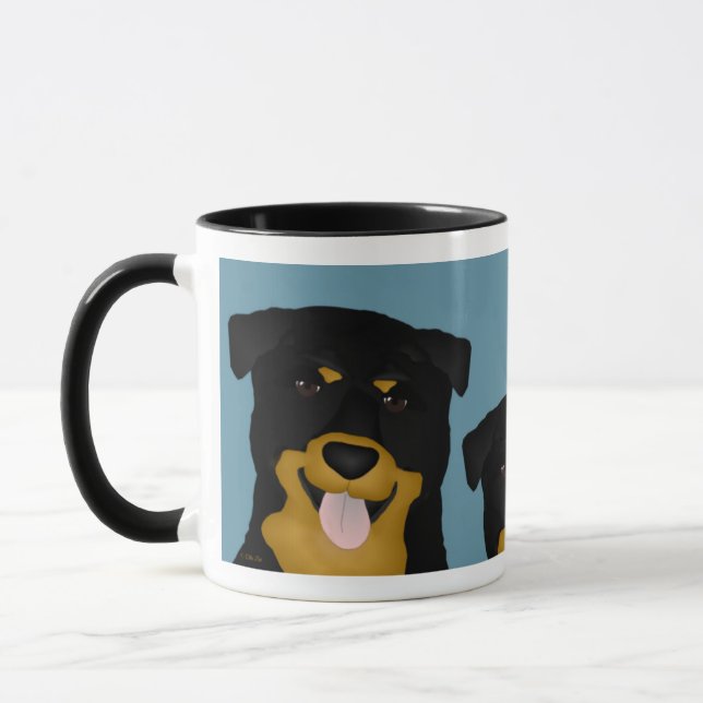 Rottweiler Mugg (Vänster)