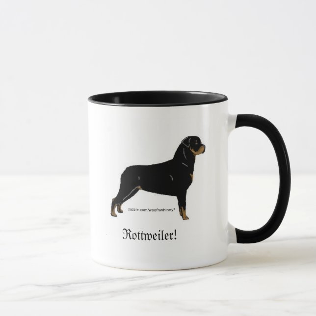 Rottweiler Mugg (Höger)