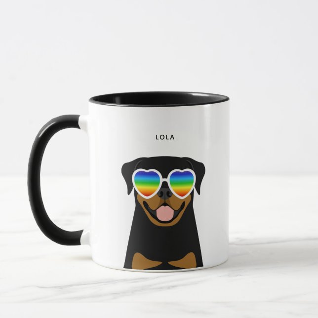 Rottweiler Mugg (Vänster)