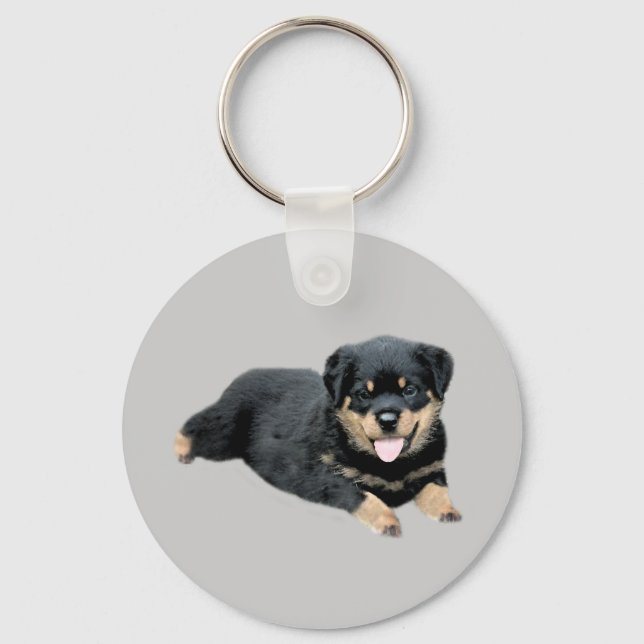 Rottweiler-nyckelkedja Nyckelring (Framsida)