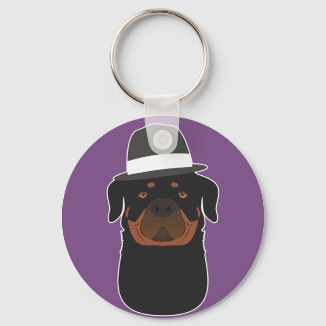 Rottweiler Nyckelring (Framsida)