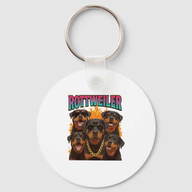 Rottweiler Nyckelring (Framsida)