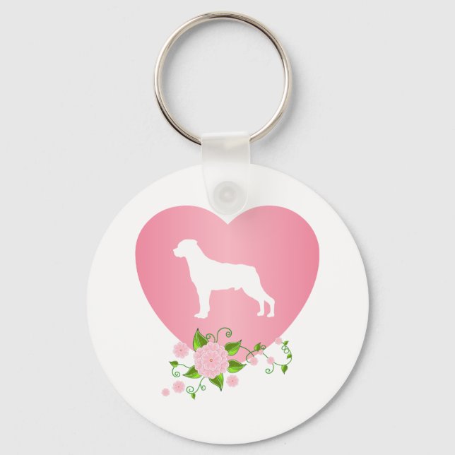 Rottweiler Nyckelring (Framsida)