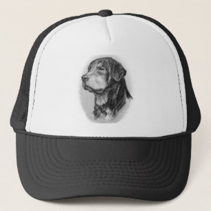 Rottweiler original- konst vid LN Pettey Truckerkeps