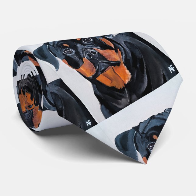 Rottweiler Painting av Alfred Fox Slips (Rullad)