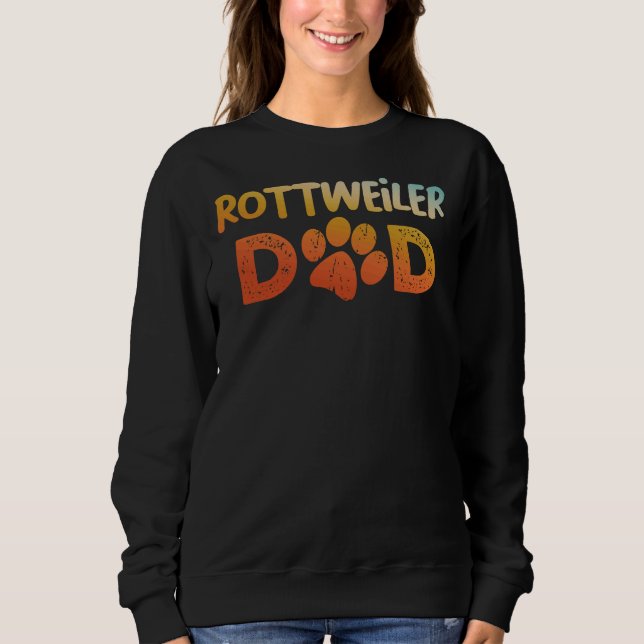 Rottweiler Pappa 11 T Shirt (Framsida)