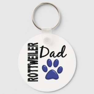 Rottweiler pappa 2 nyckelring