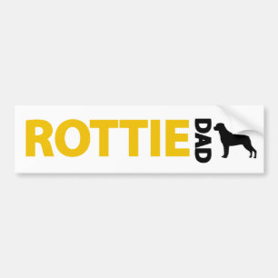 Rottweiler pappa bildekal