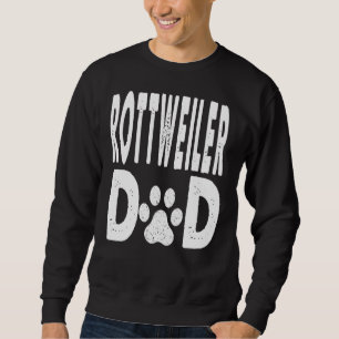 Rottweiler Pappa Hundägare Lång Ärmad Tröja