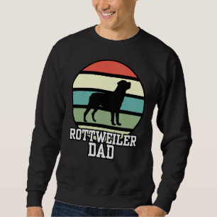 Rottweiler Pappa I Retro Rottweiler Pappa 23 Lång Ärmad Tröja