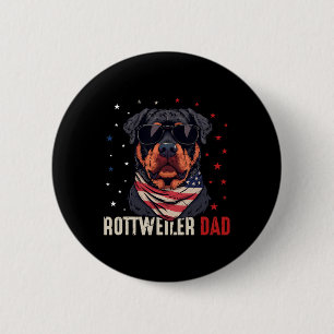 Rottweiler Pappa Usa Stars 4:e juli Far Knapp