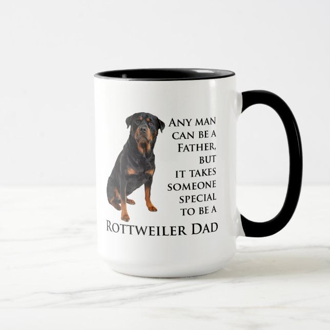 Rottweiler pappamugg mugg (Höger)