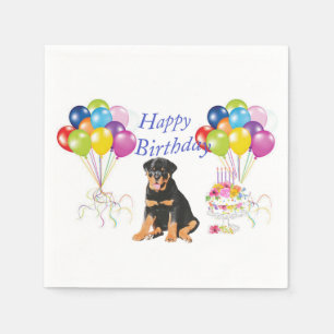 Rottweiler Pappersservett