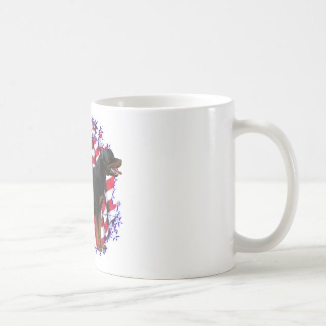 Rottweiler Patriot Kaffemugg (Höger)