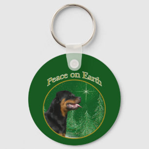 Rottweiler Peace Nyckelring