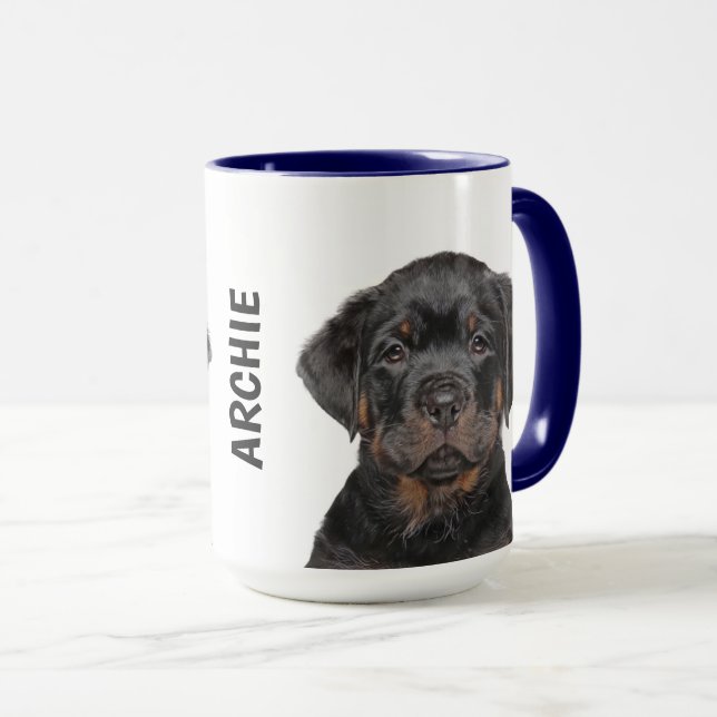 Rottweiler Personlig mugg (Framsida höger)