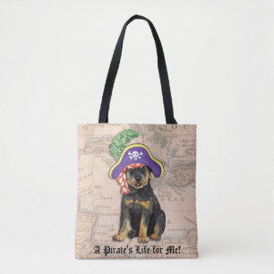 Rottweiler pirat tygkasse