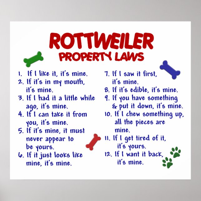 ROTTWEILER PL2 POSTER (Framsidan)