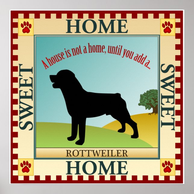 Rottweiler Poster (Framsidan)