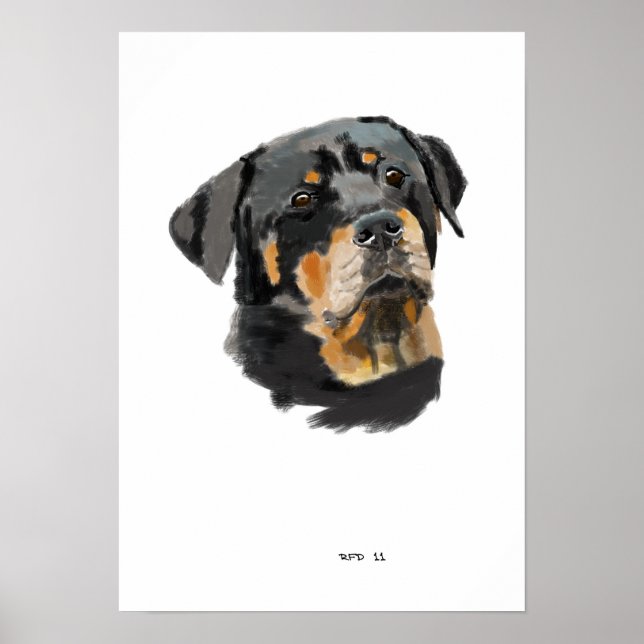 Rottweiler Poster (Framsidan)
