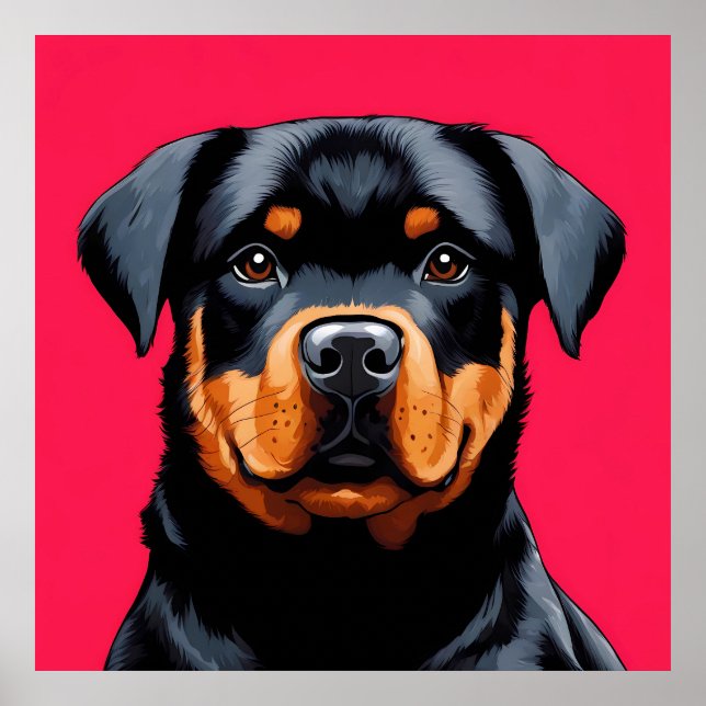 Rottweiler Poster (Framsidan)