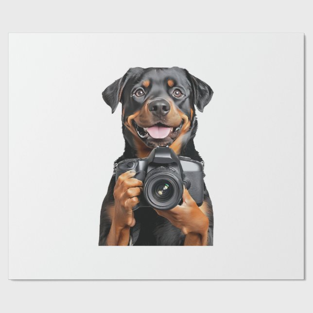 Rottweiler   presentpapper (Platt)