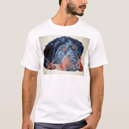 Rottweiler Puppy Artistic Pet Porträtt Tee
