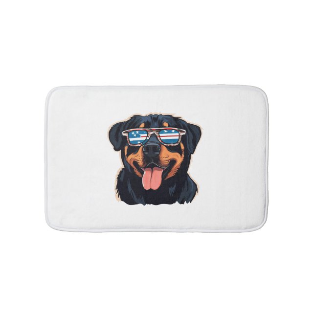 Rottweiler Puppy Badrumsmatta (Framsidan)