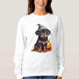 Rottweiler Puppy Halloween Sweatshirt T Shirt