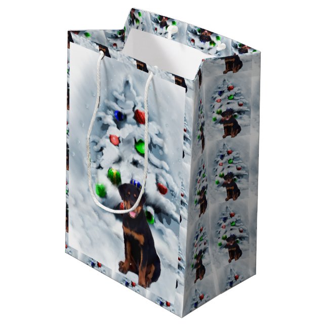 Rottweiler Puppy Jul (Baksidan Vinklad)