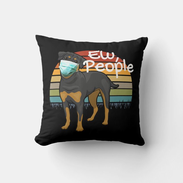 Rottweiler Puppy with Mask - Ew People -Rottweiler Kudde (Framsida)