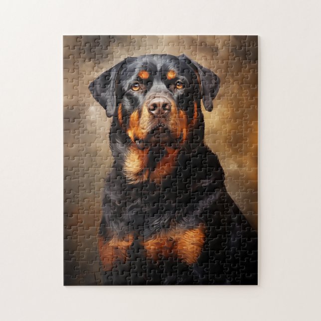 Rottweiler Pussel (Vertikal)