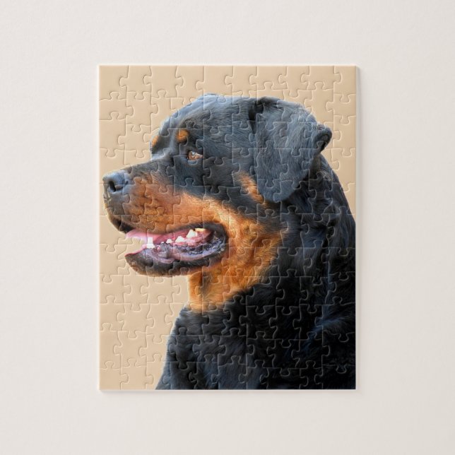 Rottweiler Pussel (Vertikal)