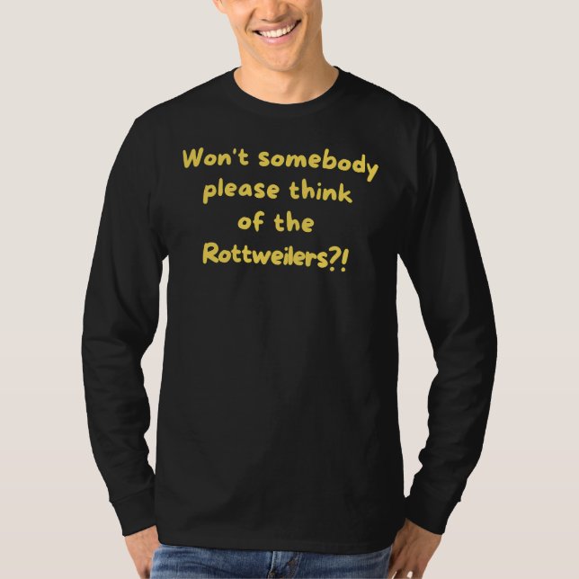 Rottweiler Quote Hund aveln Say Phrase T Shirt (Framsida)