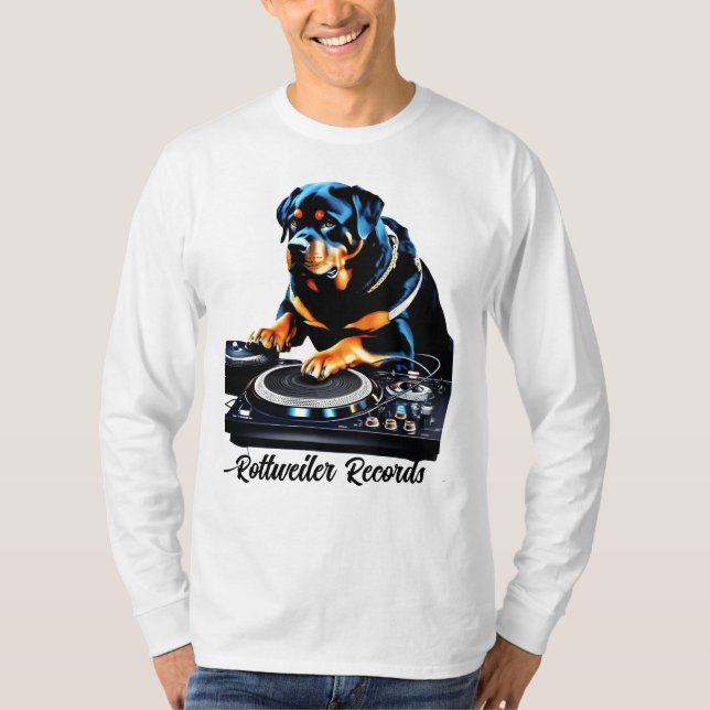 Rottweiler Records Långärmad Tröja (Framsida)