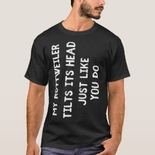 Rottweiler Rolig hund Älskare Gift Cute Women Mana T Shirt