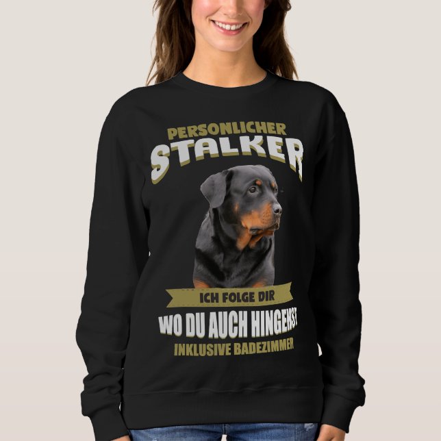 Rottweiler Rotti Hund T Shirt (Framsida)
