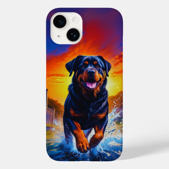 Rottweiler Rottie Hund (Baksida)