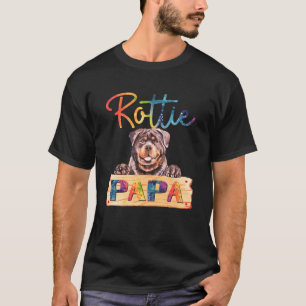 Rottweiler Rottie Pappa Hund Pappa T Shirt