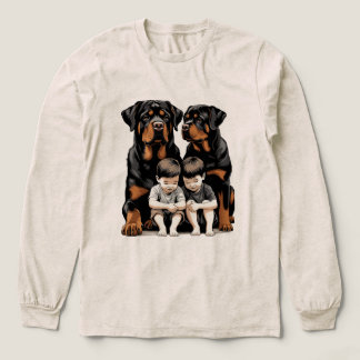 Rottweiler - Rottweilers Loyal Guardians Of Kids T Shirt