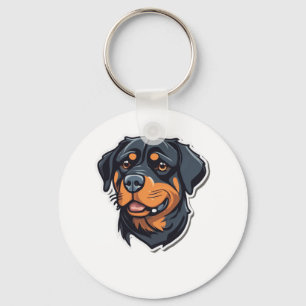 Rottweiler Royalty Pawsitively Adsible Rottie Cha Nyckelring