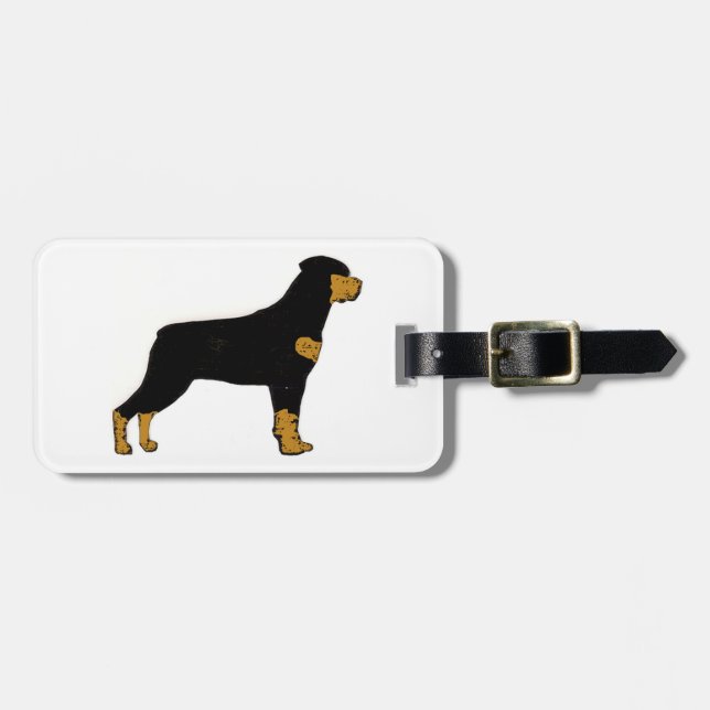 Rottweiler silo bagagebricka (Horisontell Framsida)