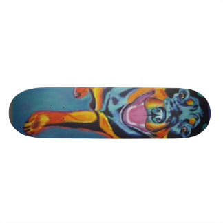 rottweiler skateboard bräda 20,5 cm