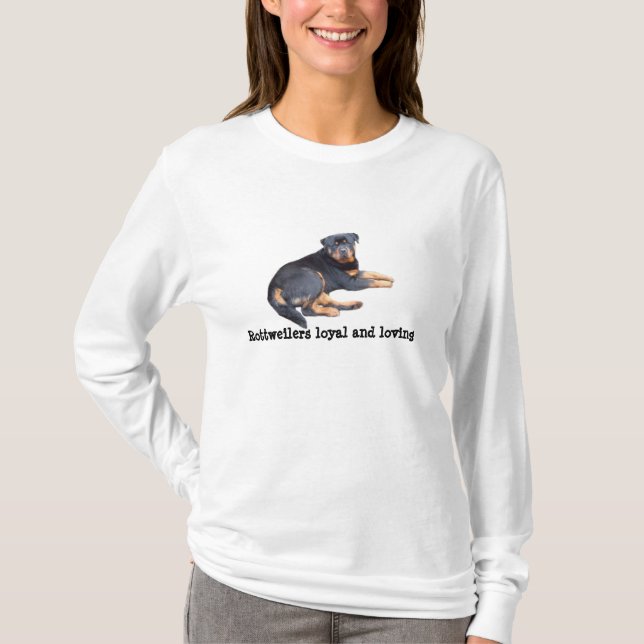 Rottweiler skjorta tröja (Framsida)